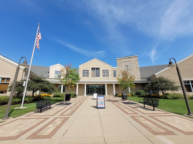 Ela Area Public Library District Building Exterior