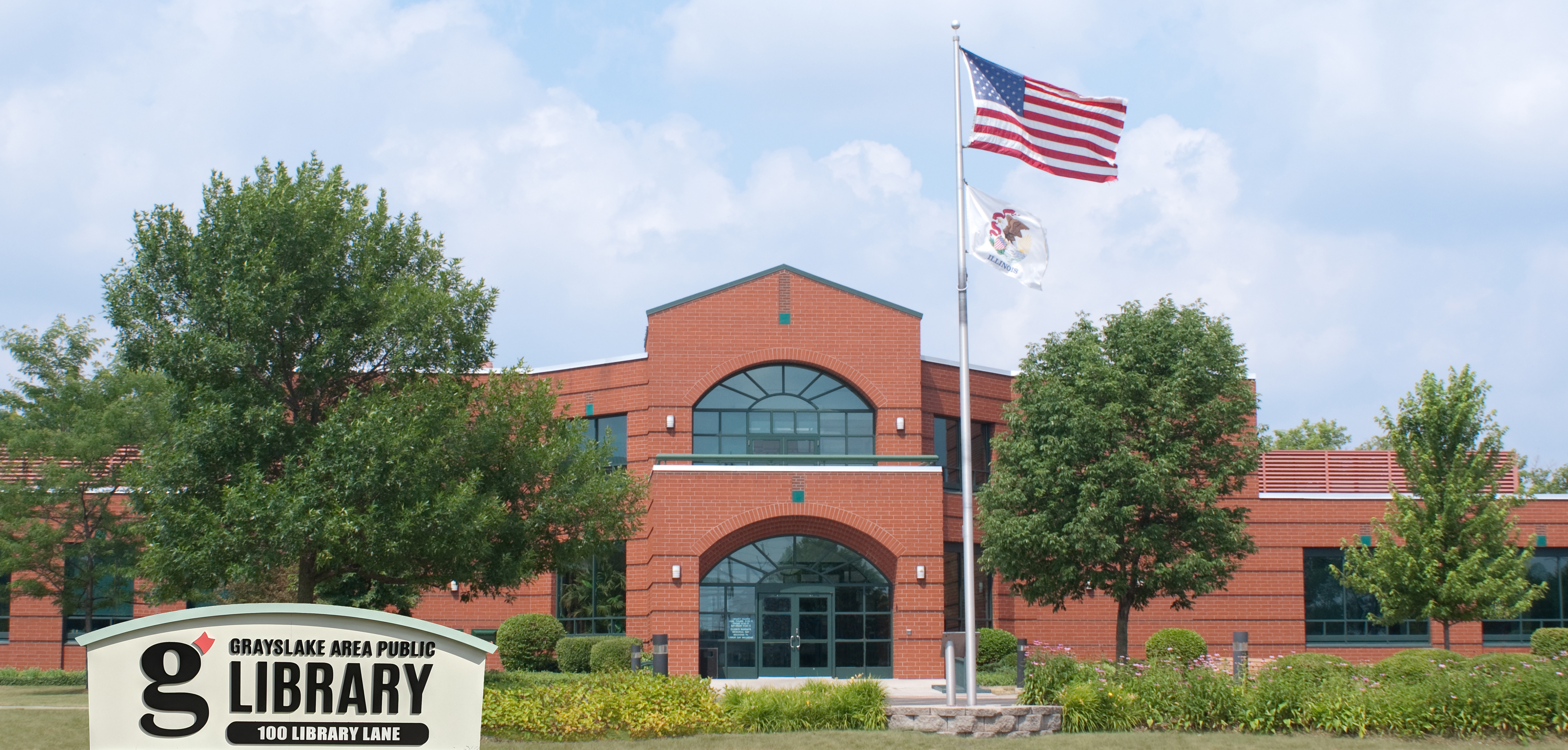 Grayslake Area Public Library District Building Exterior